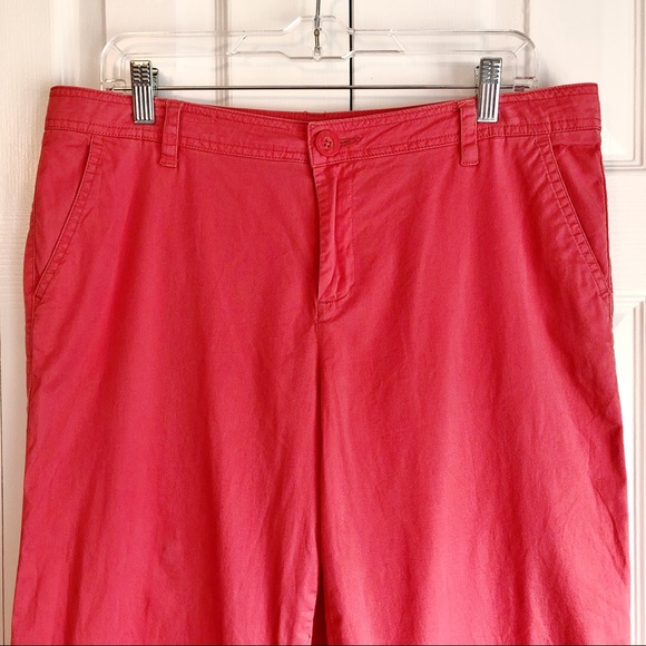 For the Republic Casual Coral Pink Capri Pants Size 14 - Picture 2 of 13